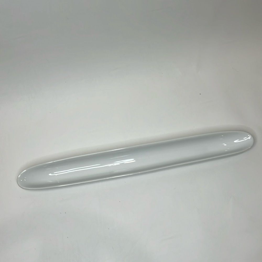 Samba Olive Tray Server White Porcelain 16 In  Long 2 In Wide Cheese Charcuterie